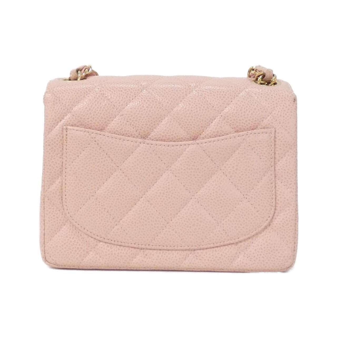 CHANEL Matelasse 1115 Shoulder Grained Calfskin 粉色 荔枝紋牛皮 中古品A - 縮圖 2