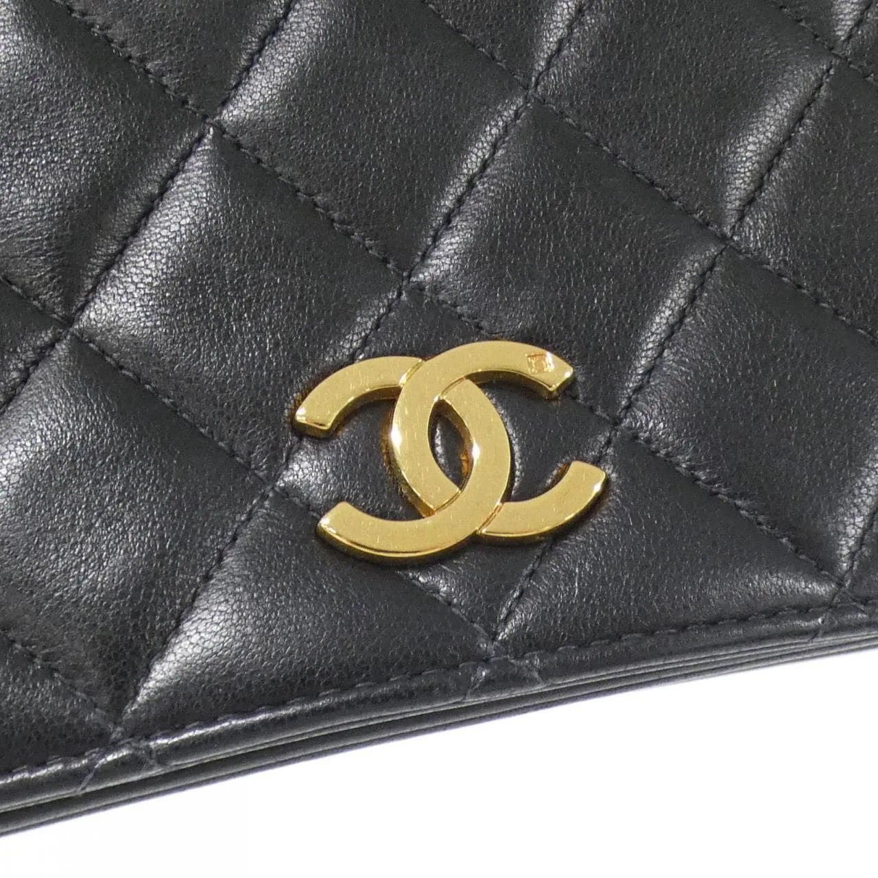 CHANEL 03568 Shoulder Lambskin Black Lambskin - Thumbnail 5