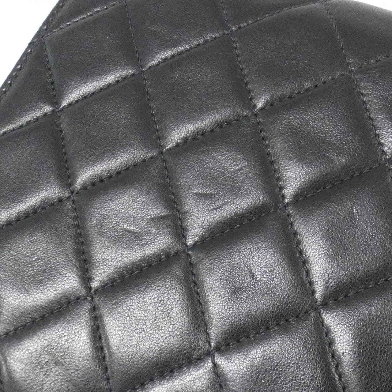 CHANEL 03568 Shoulder Lambskin Black Lambskin - Thumbnail 7