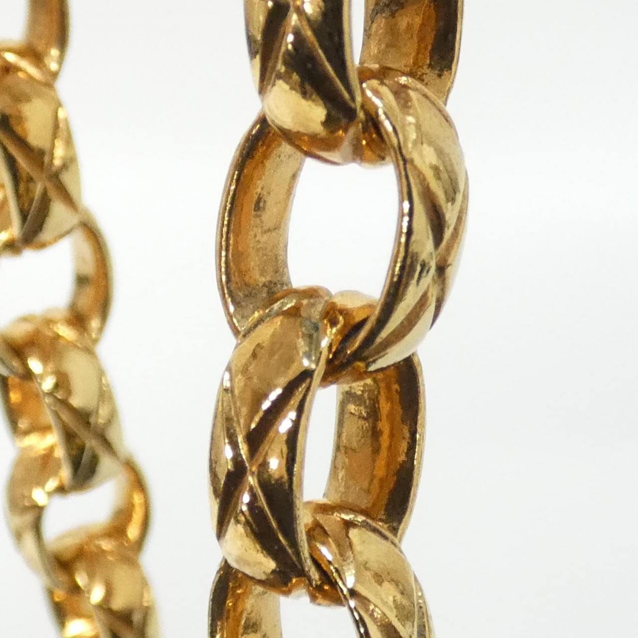 CHANEL Shoulder Lambskin Navy Lambskin Rank A - Thumbnail 8