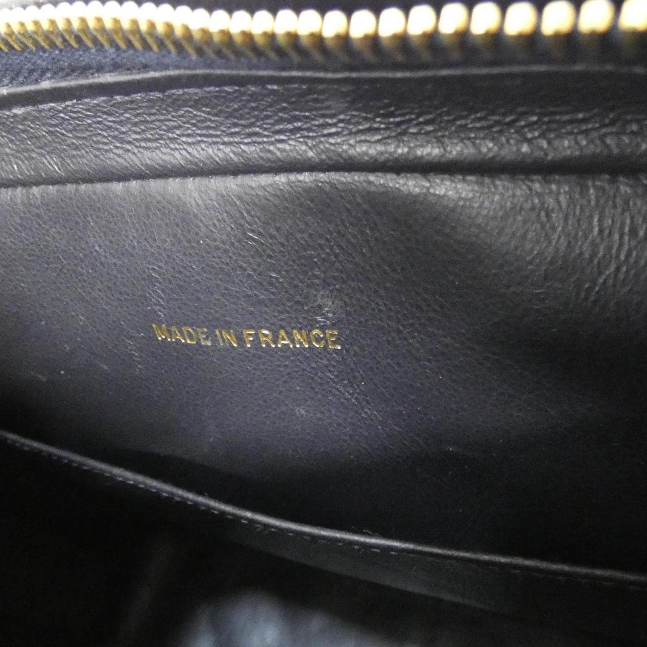 CHANEL Shoulder Lambskin Navy Lambskin Rank A - Thumbnail 10