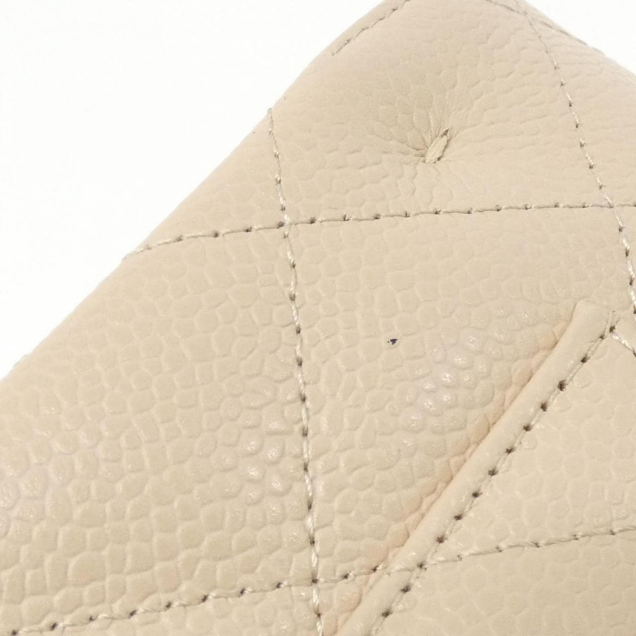 CHANEL 58600 Shoulder Grained Calfskin Beige Grained Calfskin - Thumbnail 5