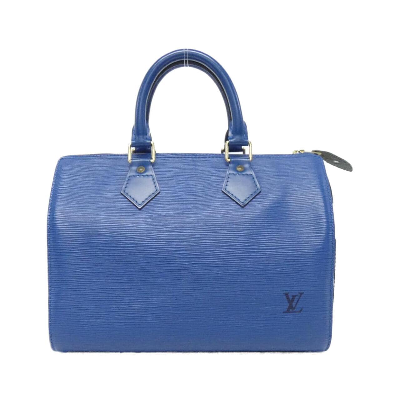 LOUIS VUITTON Speedy M43015 Boston Bag Epi Blue