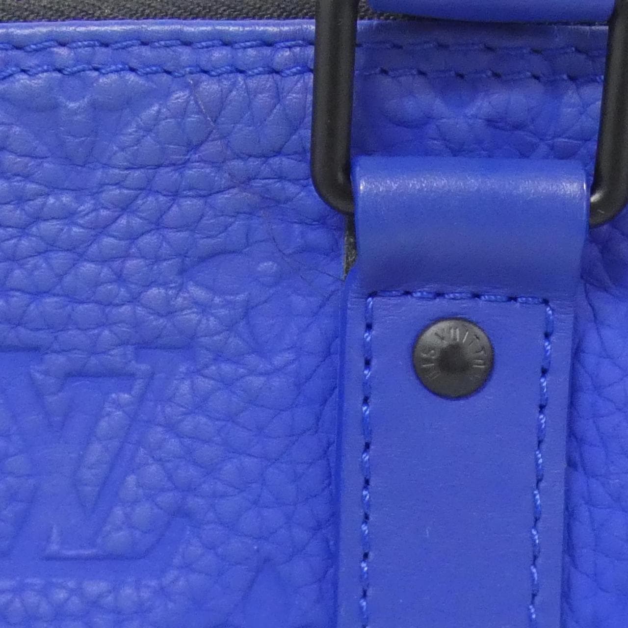 LOUIS VUITTON Keepall M23129 Boston Bag Monogram 藍色 Monogram 中古品A - 縮圖 7