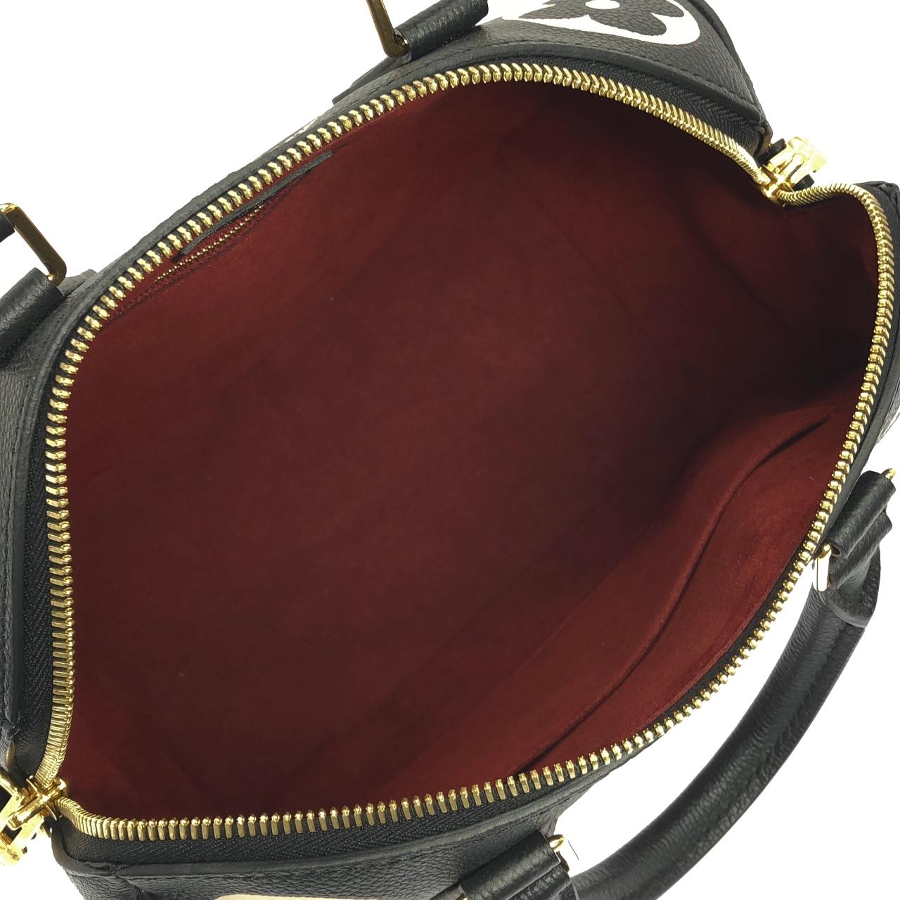 LOUIS VUITTON Speedy M58947 Boston Bag Monogram Black Monogram - Thumbnail 8