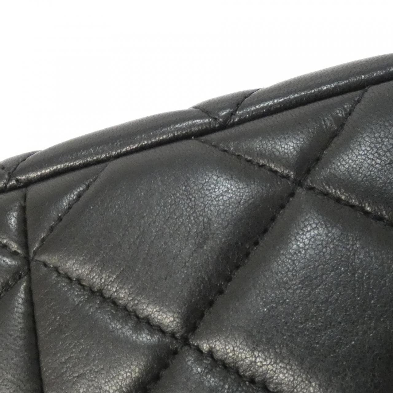 CHANEL Shoulder Lambskin Black Lambskin Rank A - Thumbnail 3