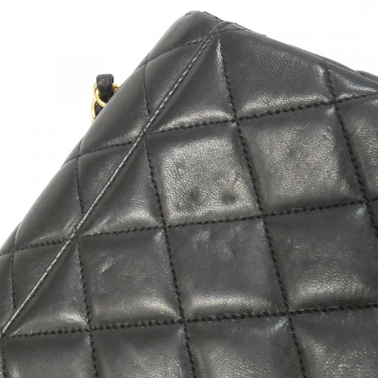 CHANEL Shoulder Lambskin Black Lambskin Rank A - Thumbnail 5