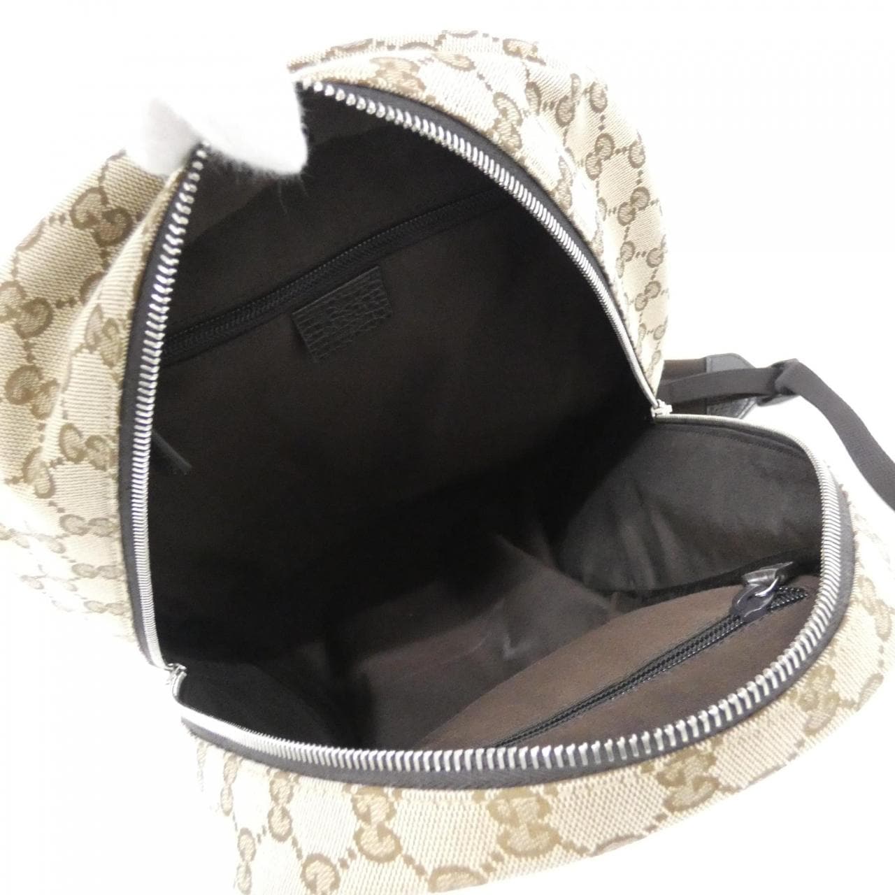 GUCCI 449906 KY9NN Backpack Canvas Black Canvas - Thumbnail 7