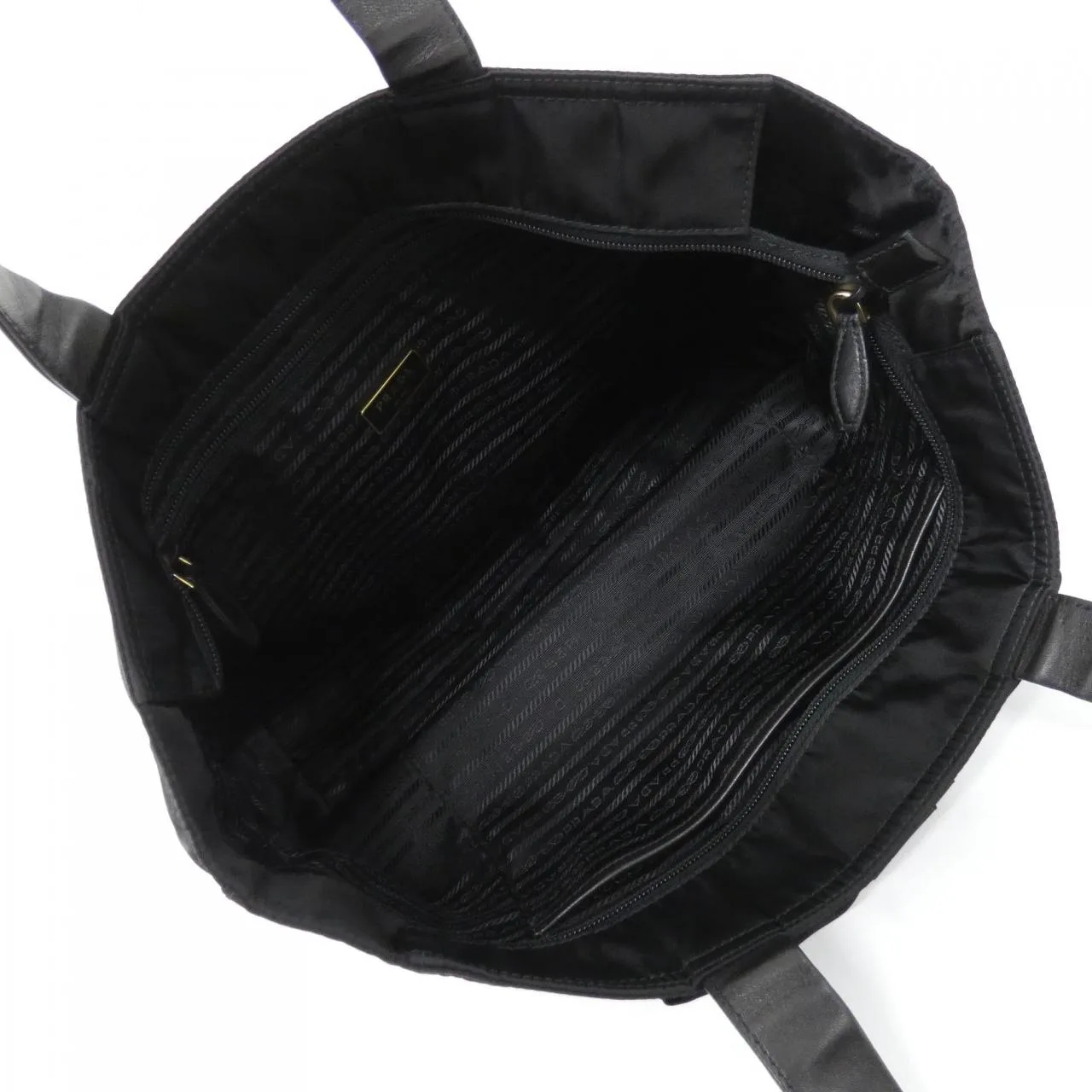 PRADA 1BG052 Handbag Black Rank A - Thumbnail 8