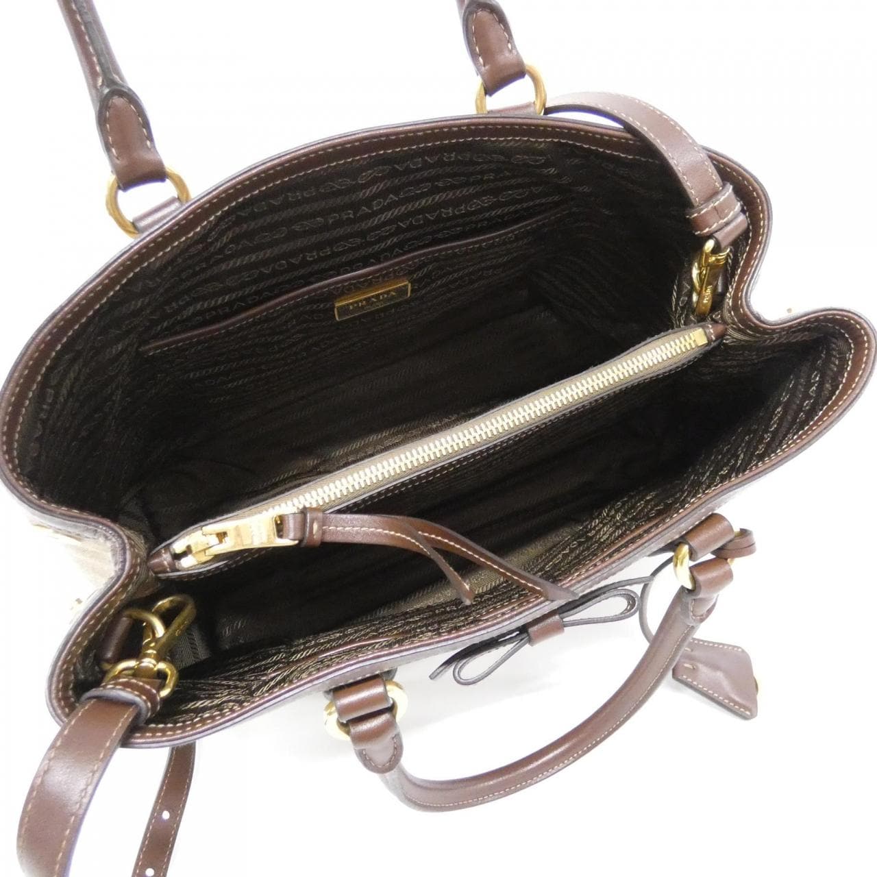 PRADA 1BA579 Bag 黑色 中古品A - 縮圖 5