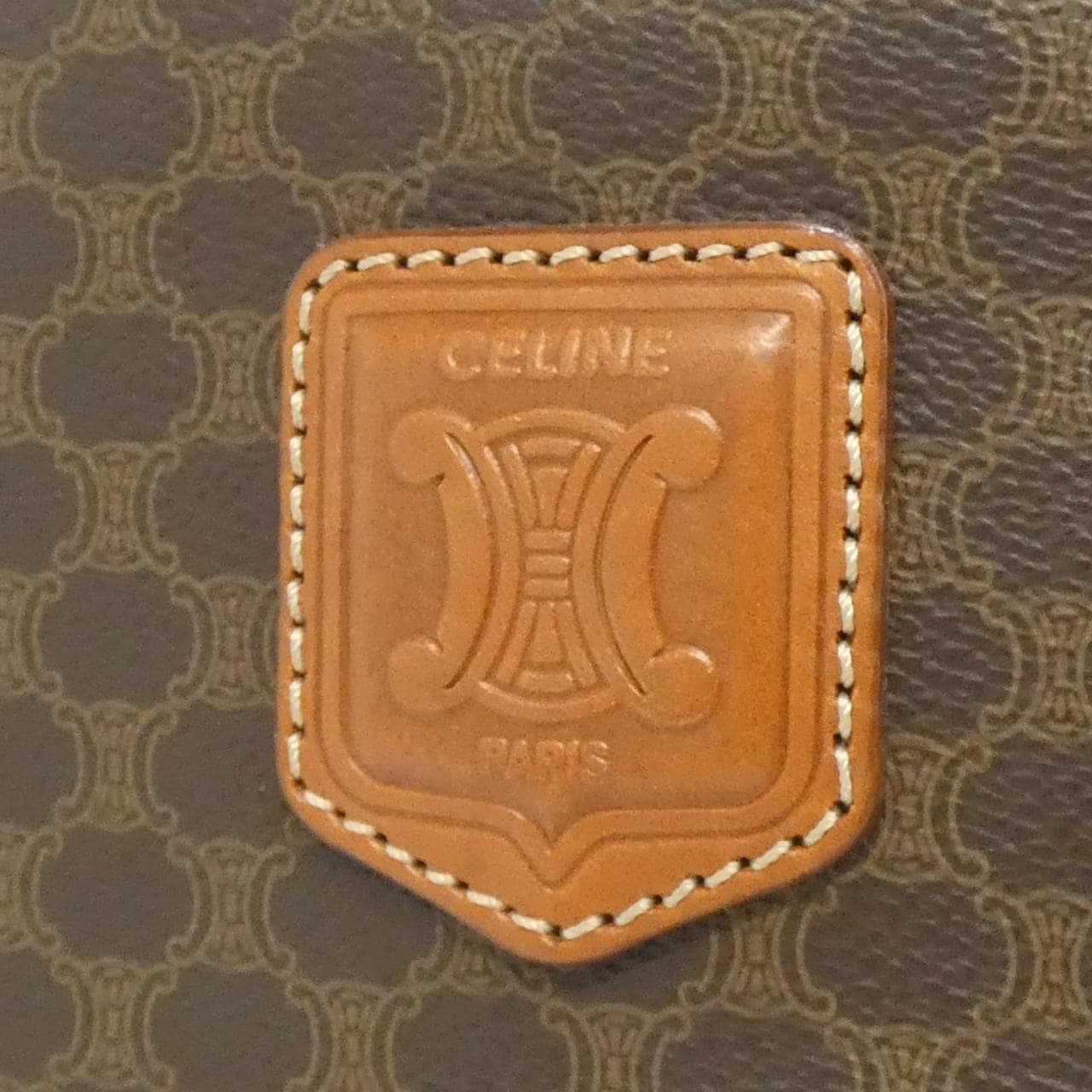 CELINE Bag Canvas Brown Canvas - Thumbnail 5