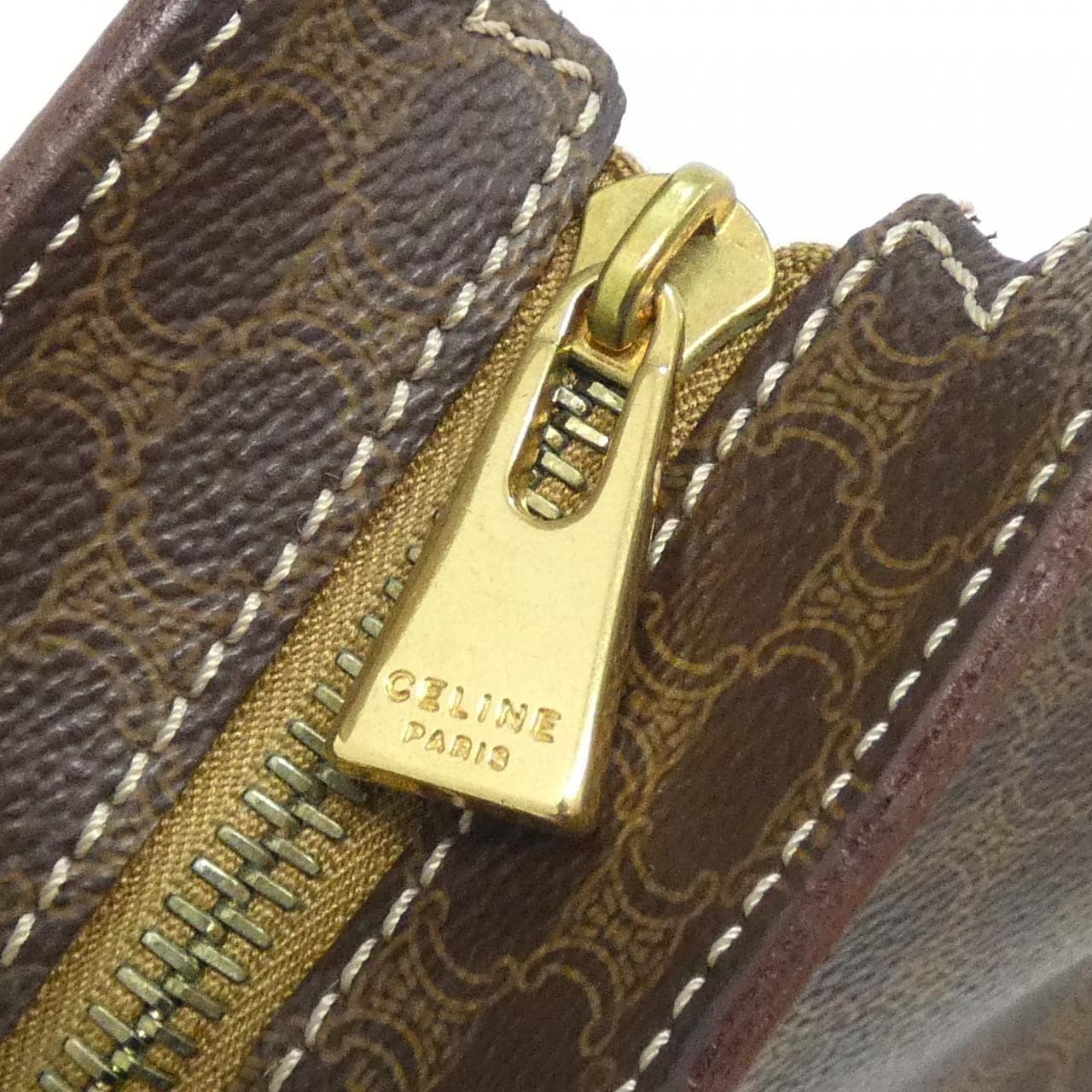 CELINE Bag Canvas Brown Canvas - Thumbnail 6