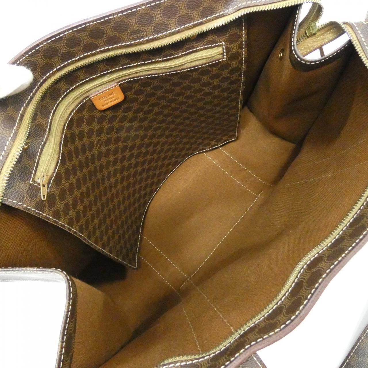 CELINE Bag Canvas Brown Canvas - Thumbnail 10