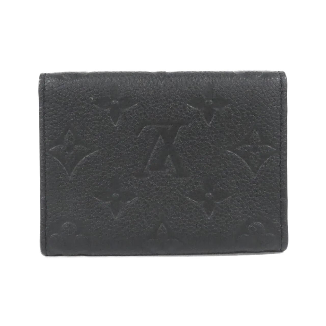 LOUIS VUITTON M58456 Card Case Monogram 黑色 Monogram 中古品A - 縮圖 2