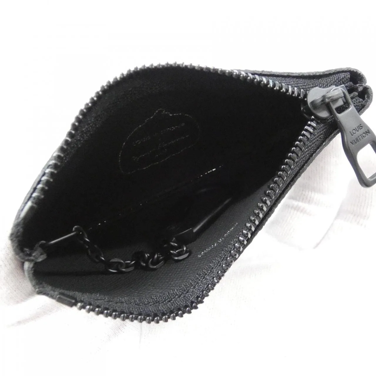 LOUIS VUITTON Pochette M81929 Coin Case Monogram Black Monogram Rank A - Thumbnail 3