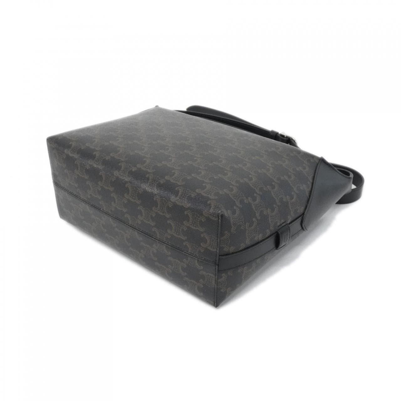 CELINE 122332GUK Shoulder Bag Canvas 黑色 帆布 新品 - 縮圖 3