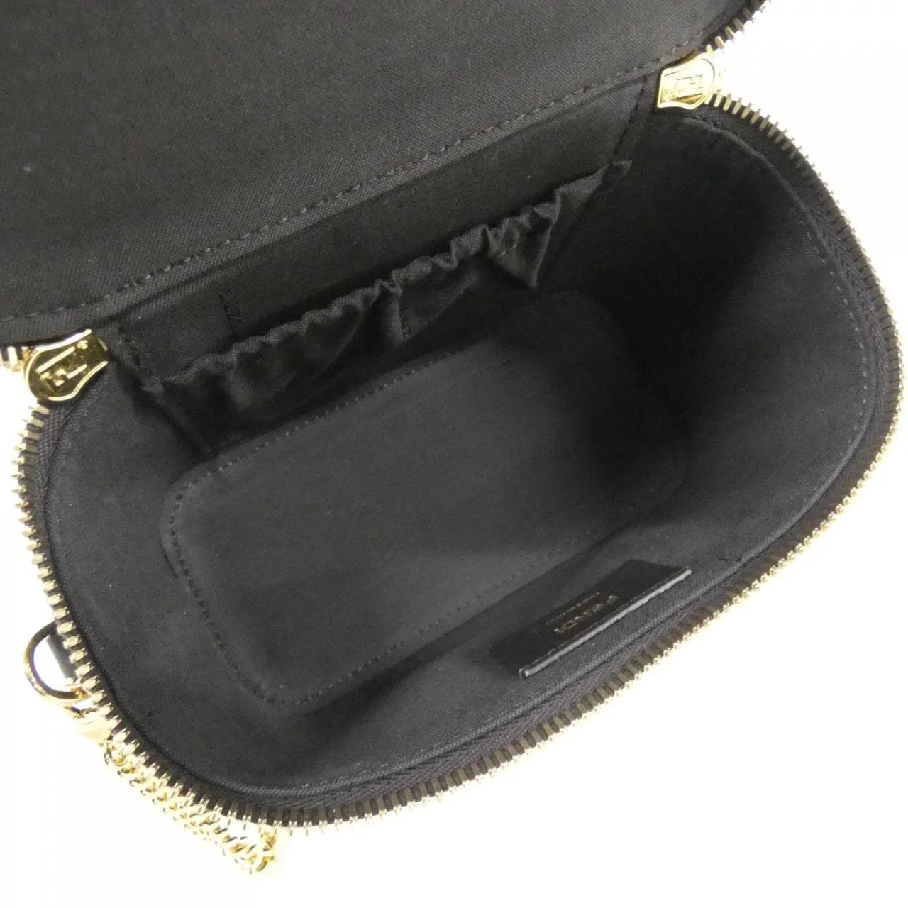 FENDI 8BS108 AFPM Handbag Canvas Black Canvas New - Thumbnail 6