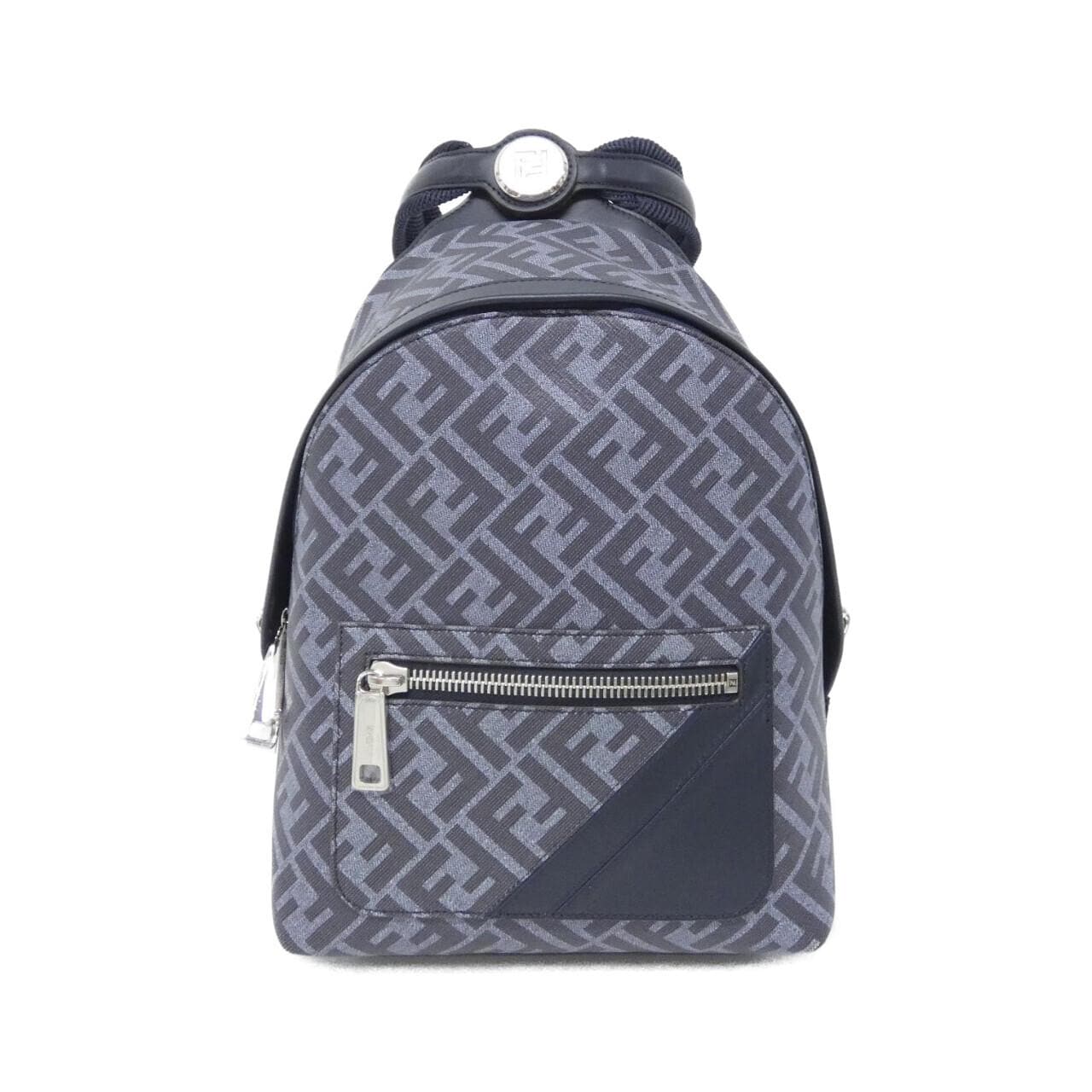 FENDI 7VZ077 ASIC Backpack Canvas Black