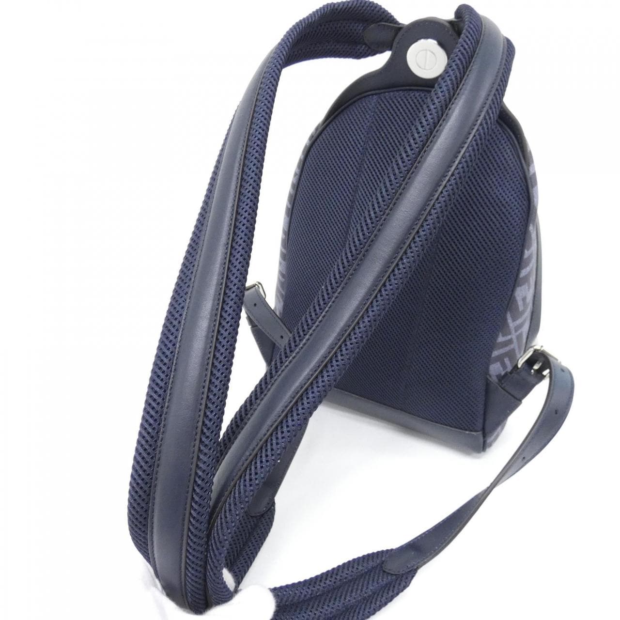 FENDI 7VZ077 ASIC Backpack Canvas Black Canvas New - Thumbnail 5