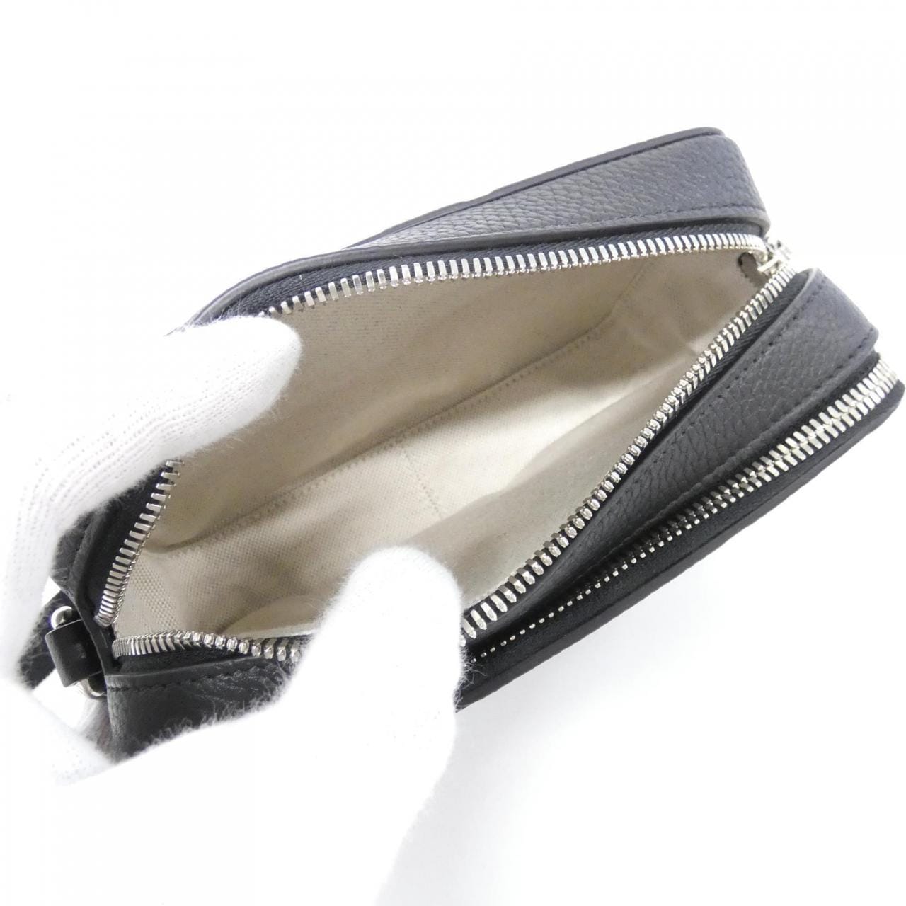 GUCCI 816958 AABY7 Shoulder Bag Leather 黑色 皮革 新品 - 縮圖 5