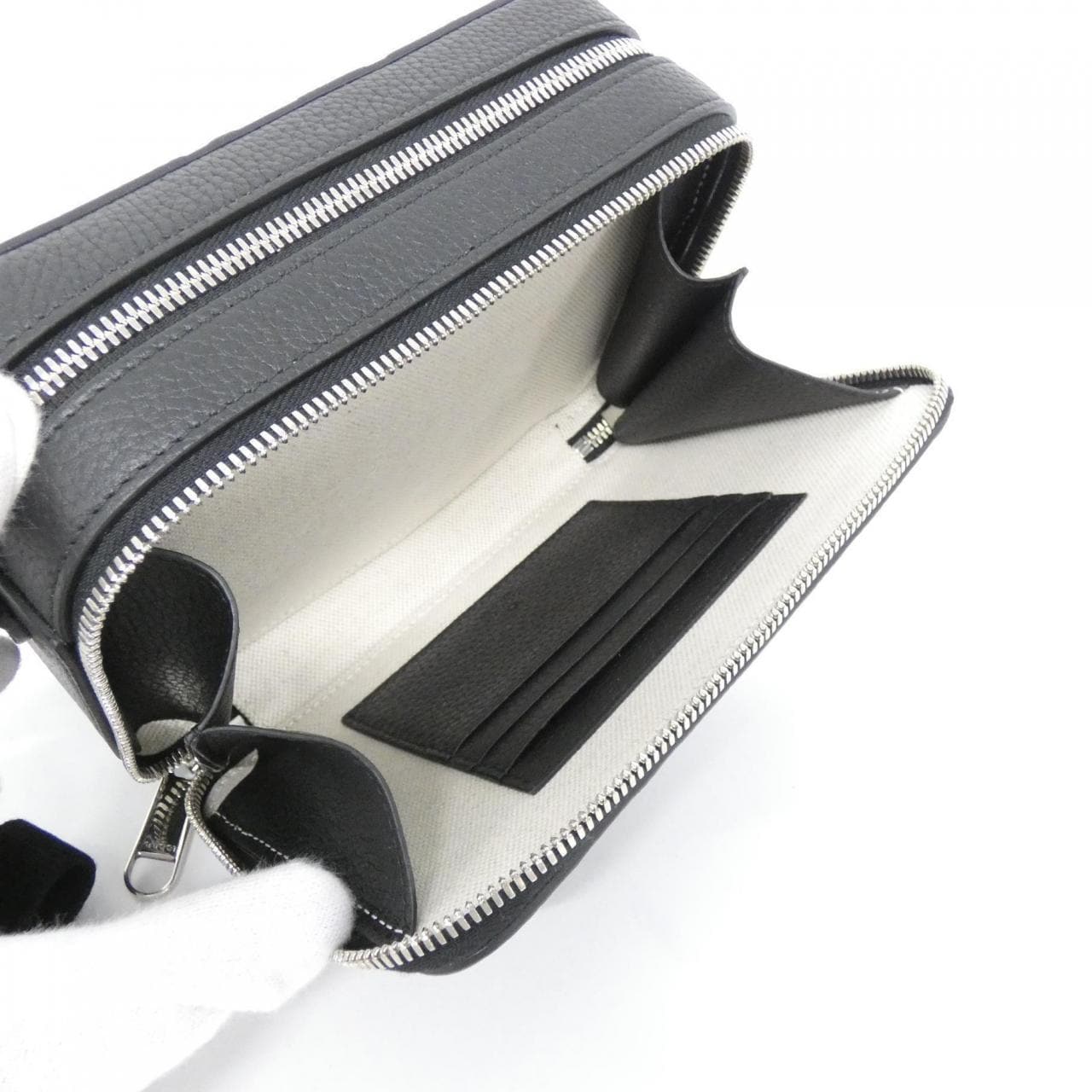 GUCCI 816958 AABY7 Shoulder Bag Leather 黑色 皮革 新品 - 縮圖 6