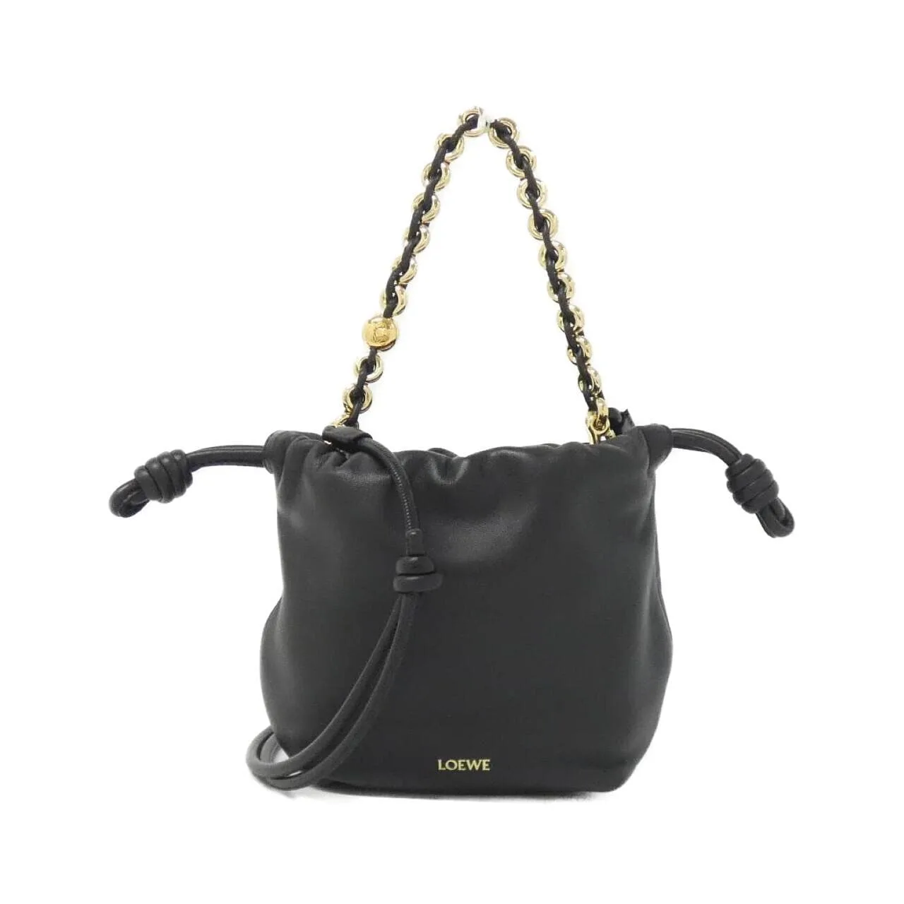 LOEWE Flamenco A914CBPX03 Handbag Lambskin Black