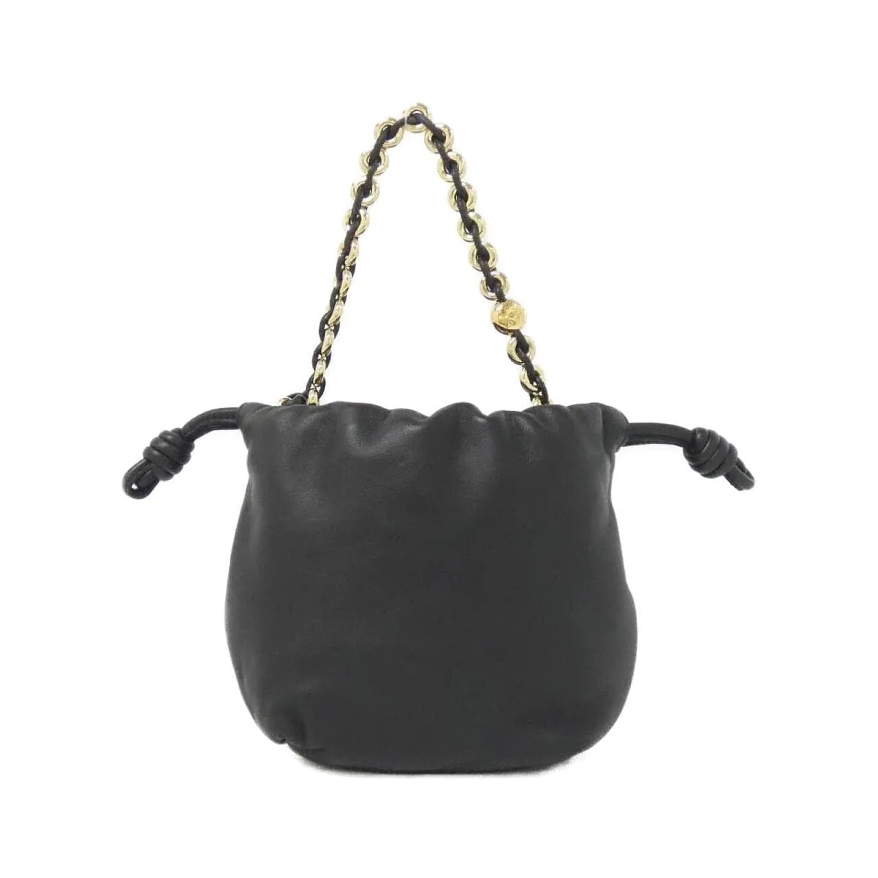 LOEWE Flamenco A914CBPX03 Handbag Lambskin 黑色 羊皮 新品 - 縮圖 2