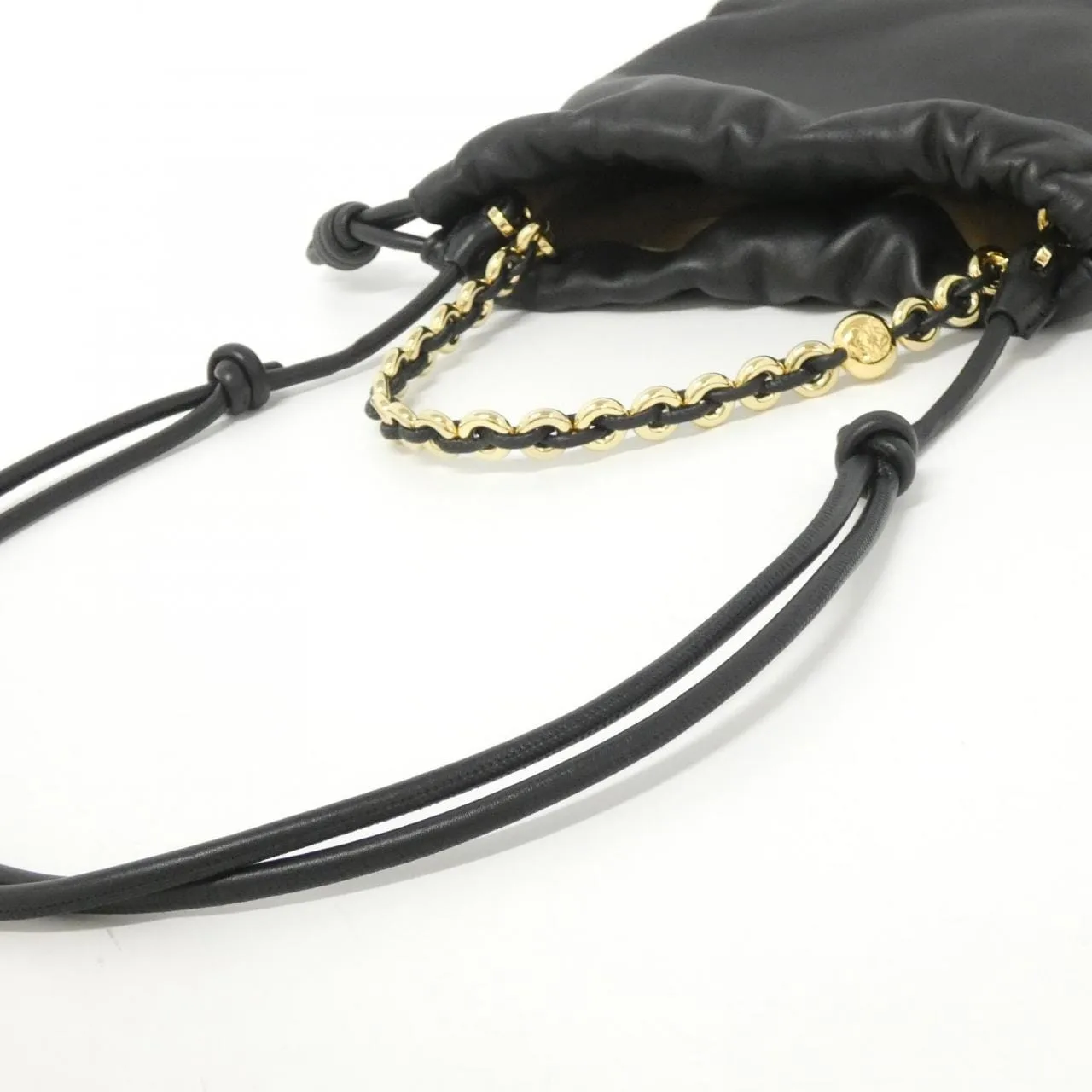 LOEWE Flamenco A914CBPX03 Handbag Lambskin 黑色 羊皮 新品 - 縮圖 5