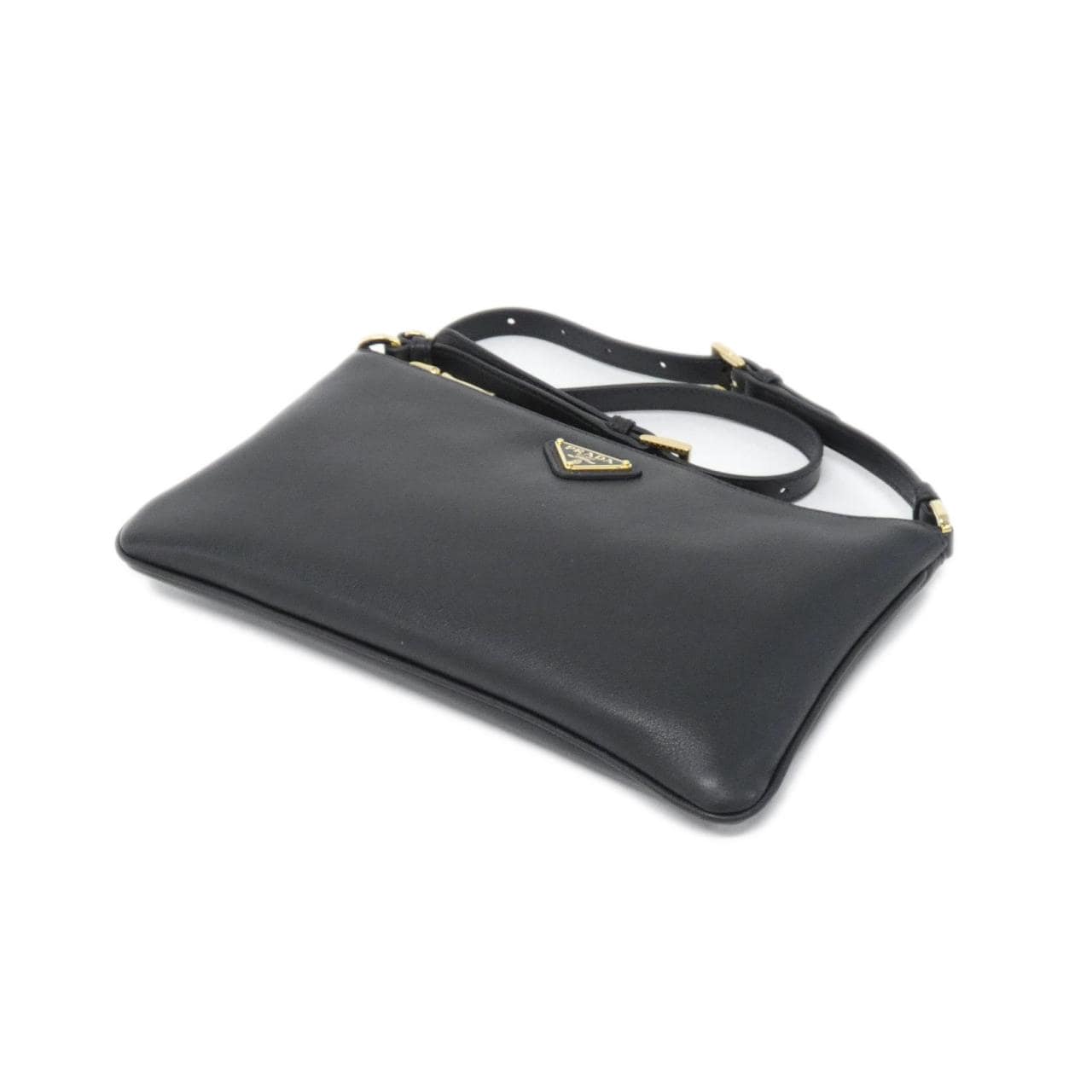 PRADA 1BC238 Shoulder Bag Black New - Thumbnail 3