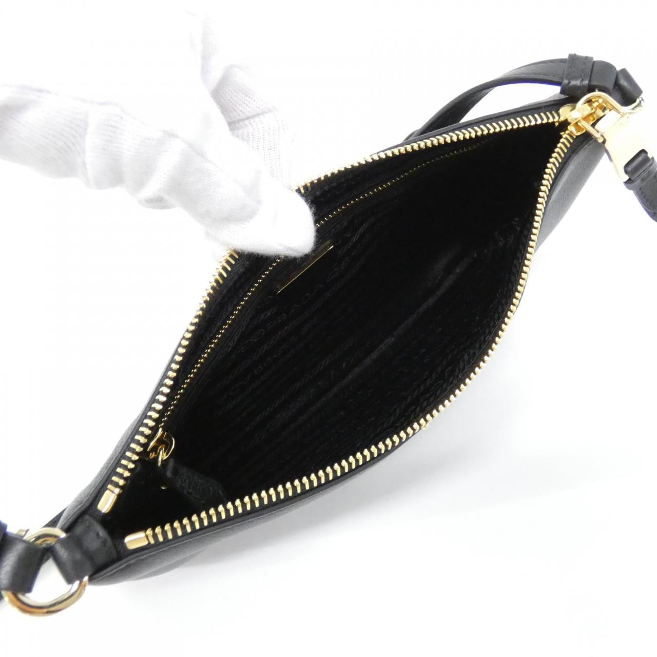 PRADA 1BC238 Shoulder Bag Black New - Thumbnail 6