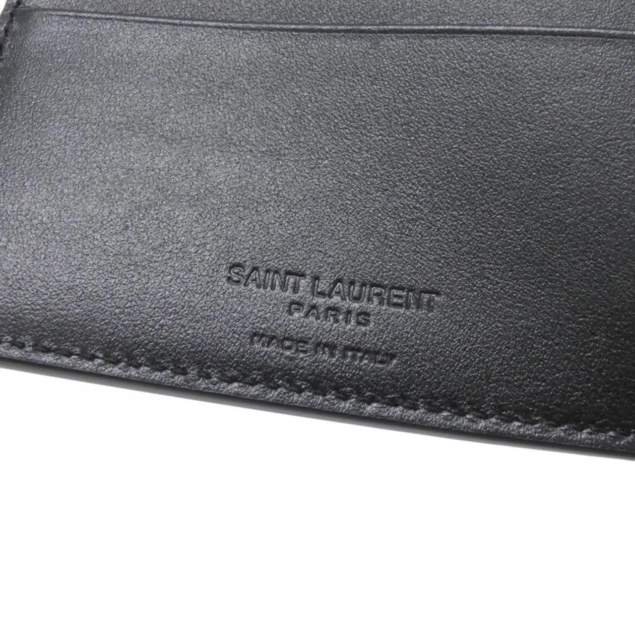 SAINT LAURENT 396307 H3Z2W Coin Case Black New - Thumbnail 5