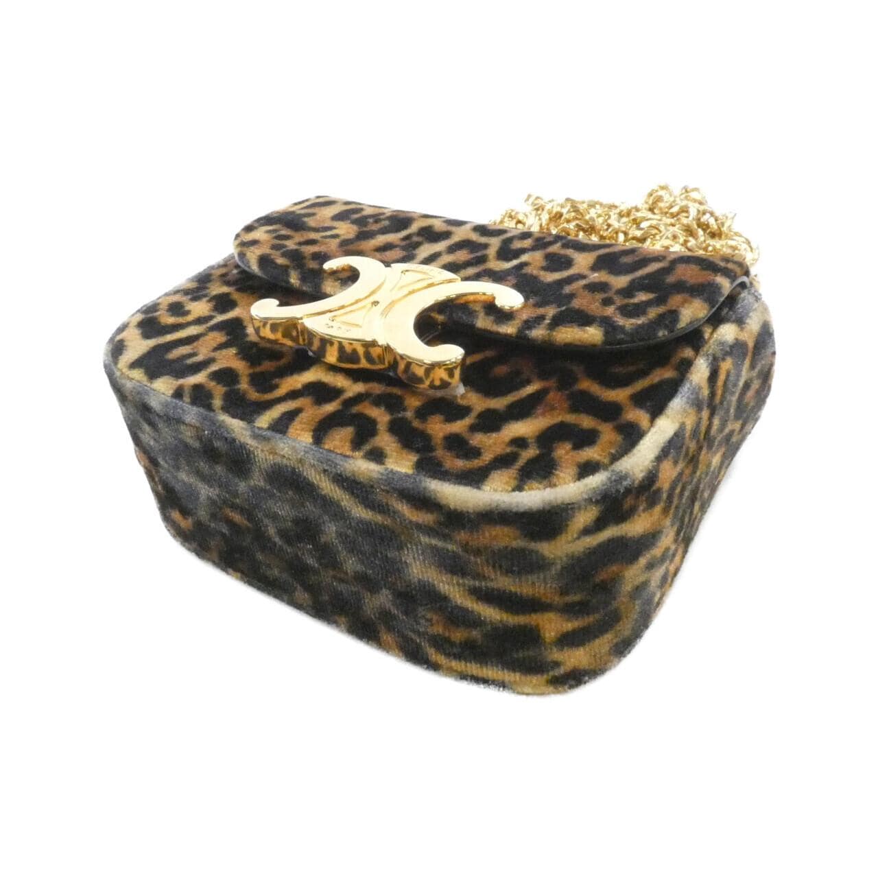 CELINE 10L842GGV Shoulder Bag 黑色 中古品A - 縮圖 3