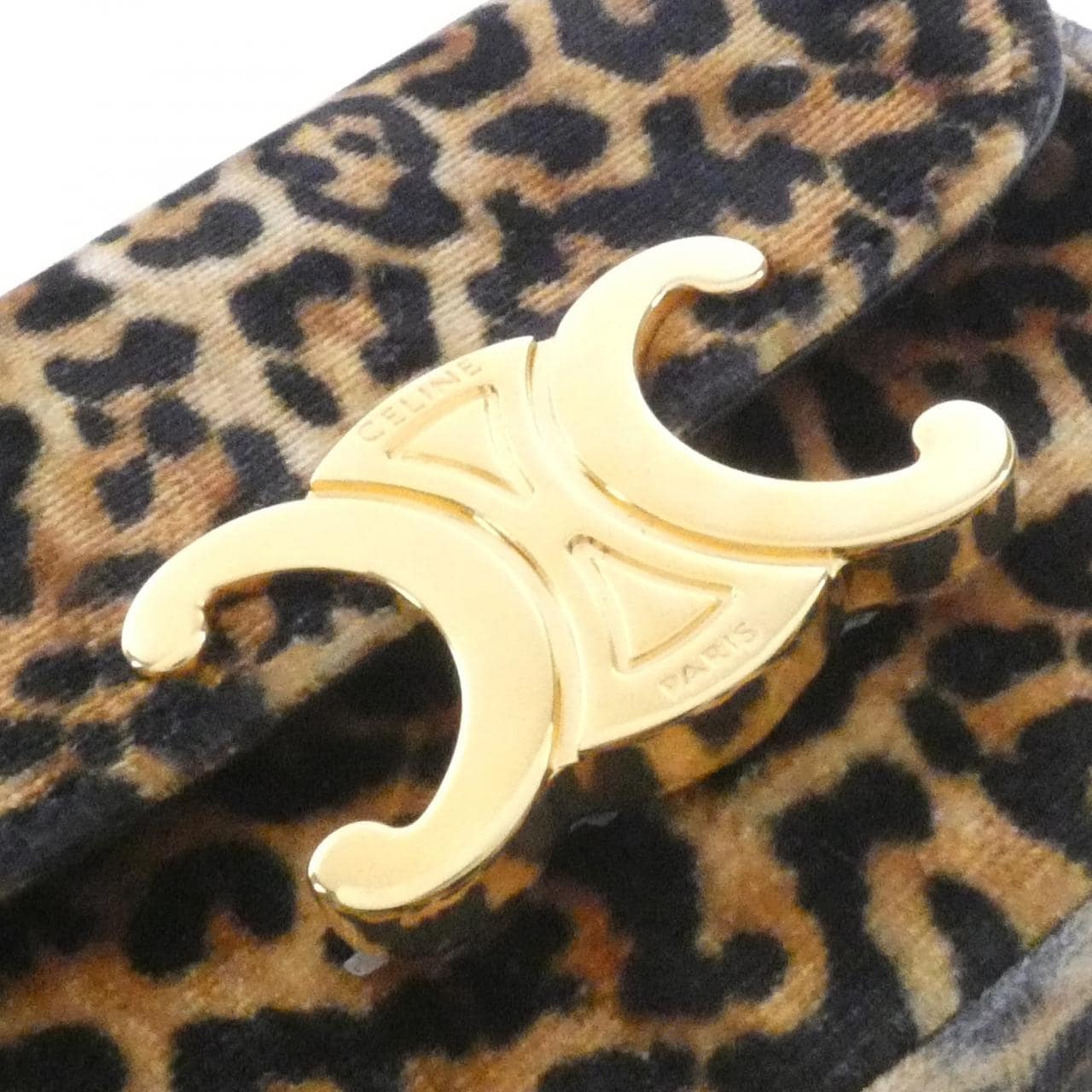 CELINE 10L842GGV Shoulder Bag 黑色 中古品A - 縮圖 4
