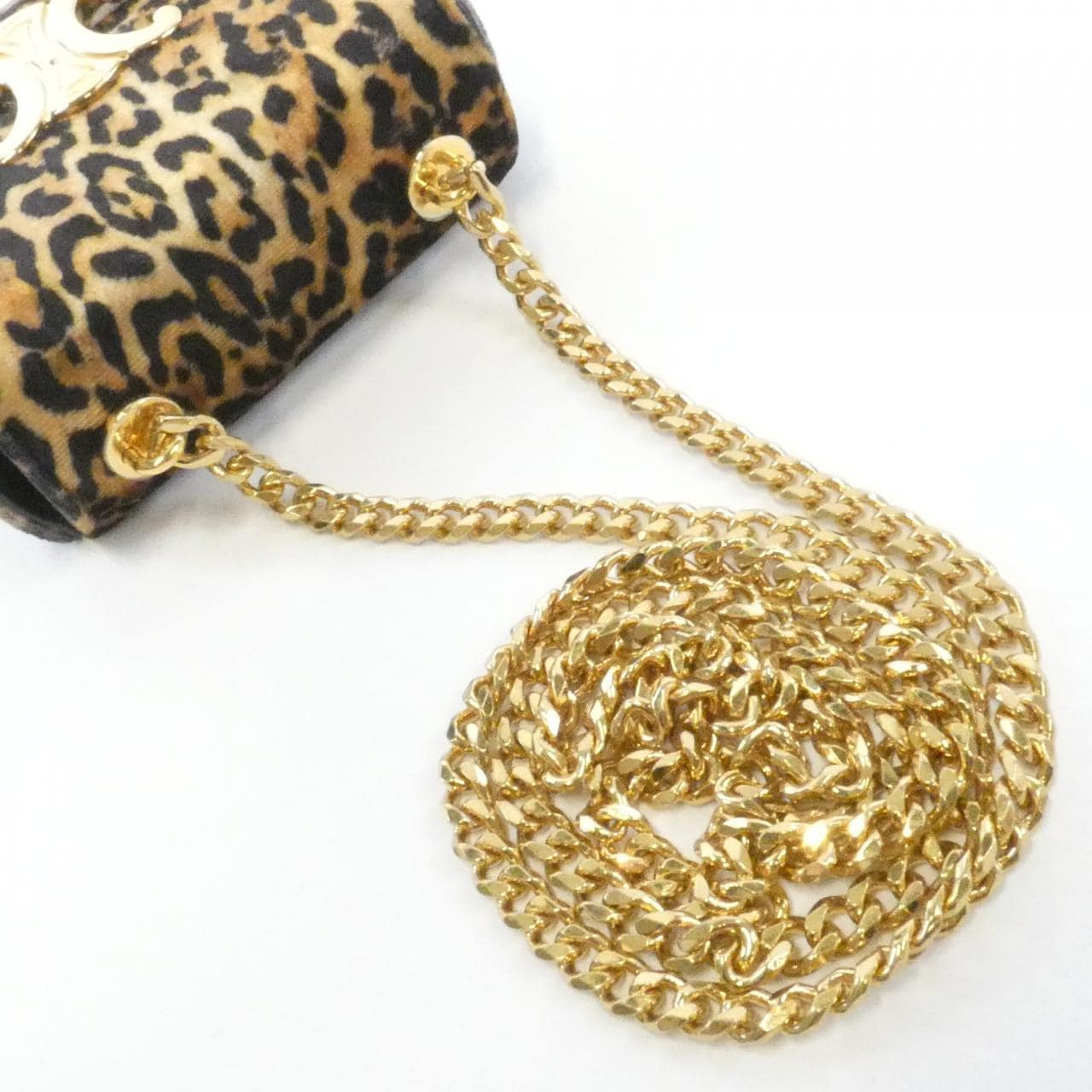 CELINE 10L842GGV Shoulder Bag 黑色 中古品A - 縮圖 6