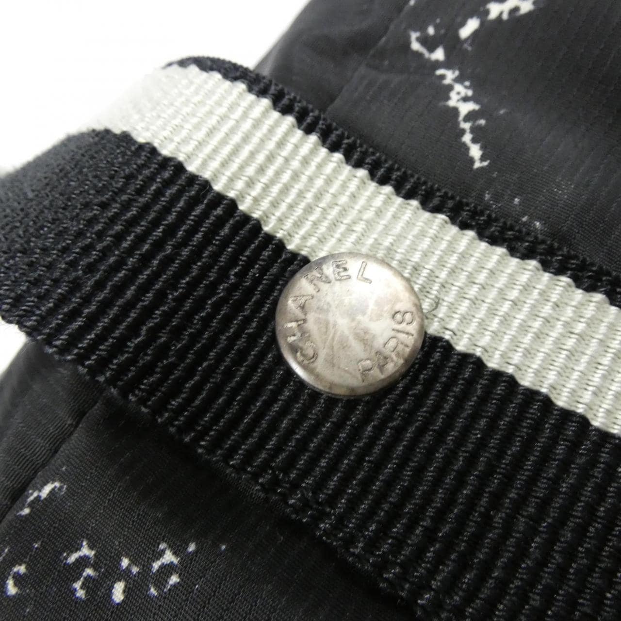 CHANEL Boston Nylon Black Nylon Rank A - Thumbnail 6