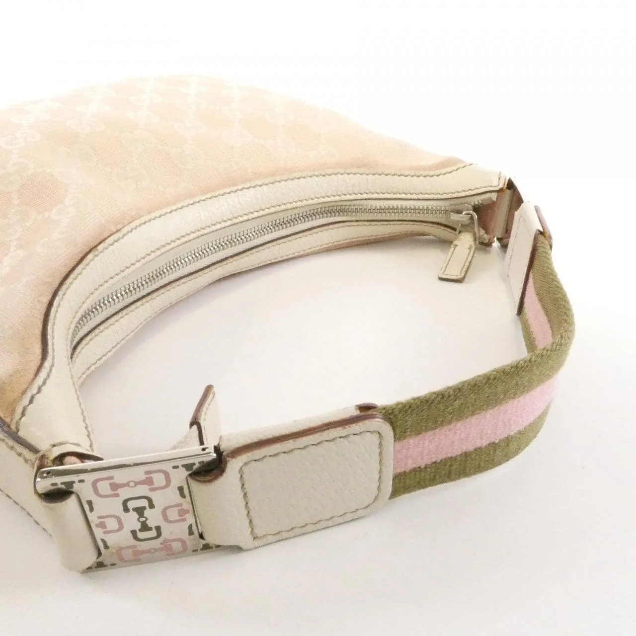 GUCCI 145811 Shoulder Canvas Pink Canvas Rank B - Thumbnail 7