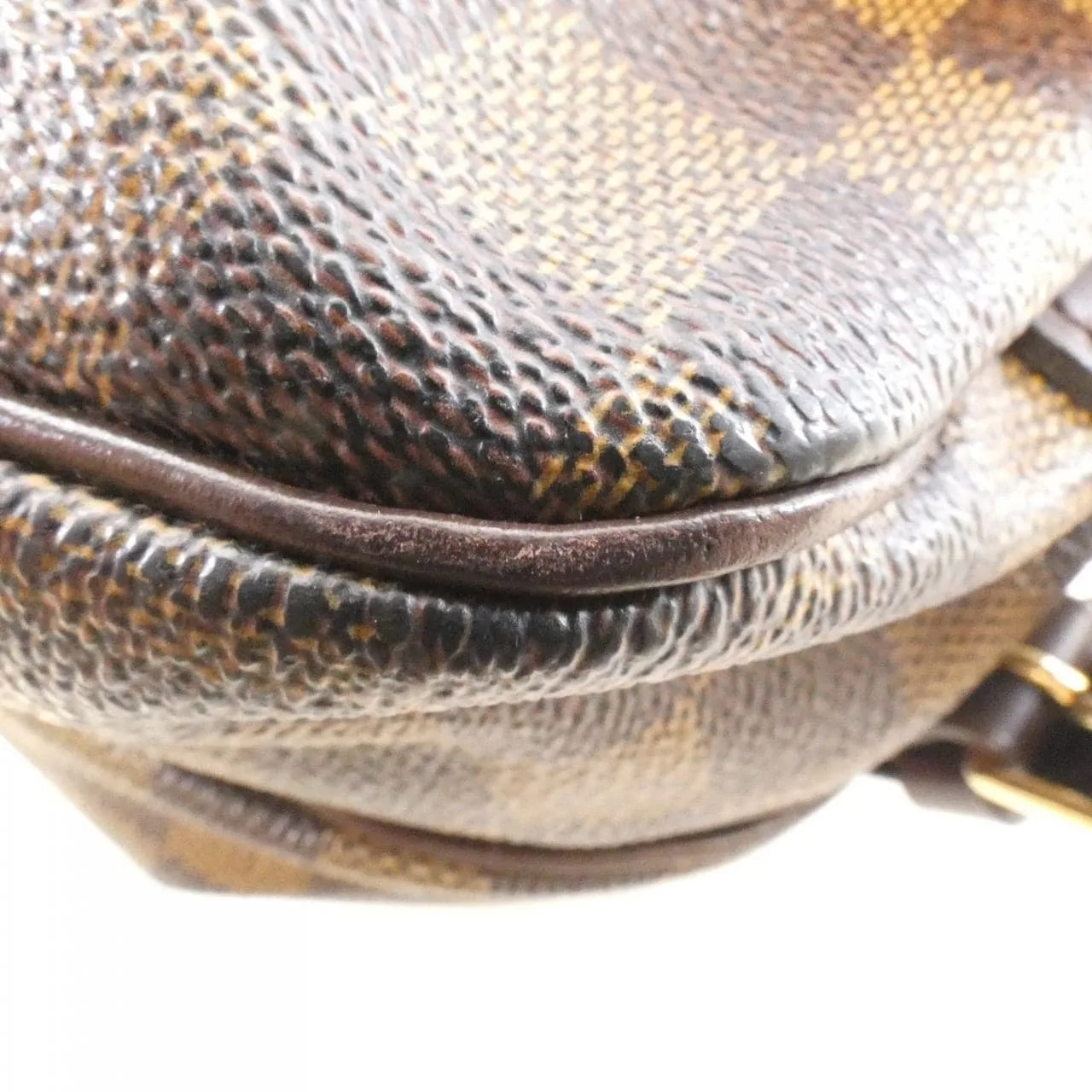 LOUIS VUITTON Saumur N48081 Shoulder Damier 黑色 Damier 中古品B - 縮圖 2