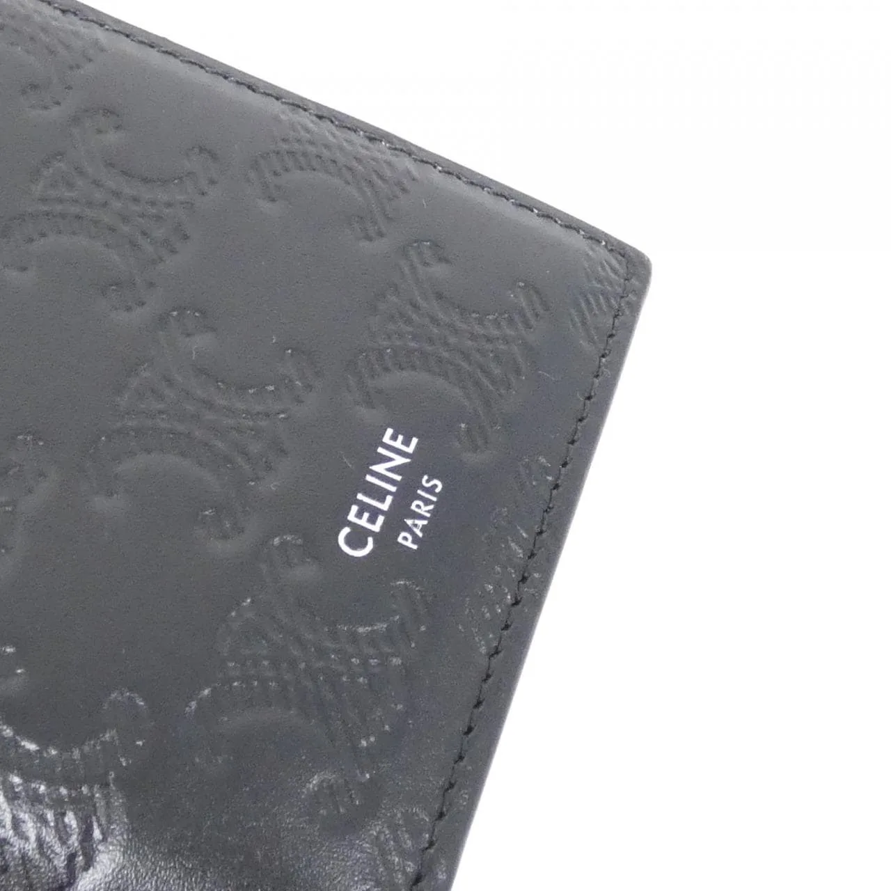 CELINE Triomphe 10E493FQC Wallet 黑色 新品 - 縮圖 3