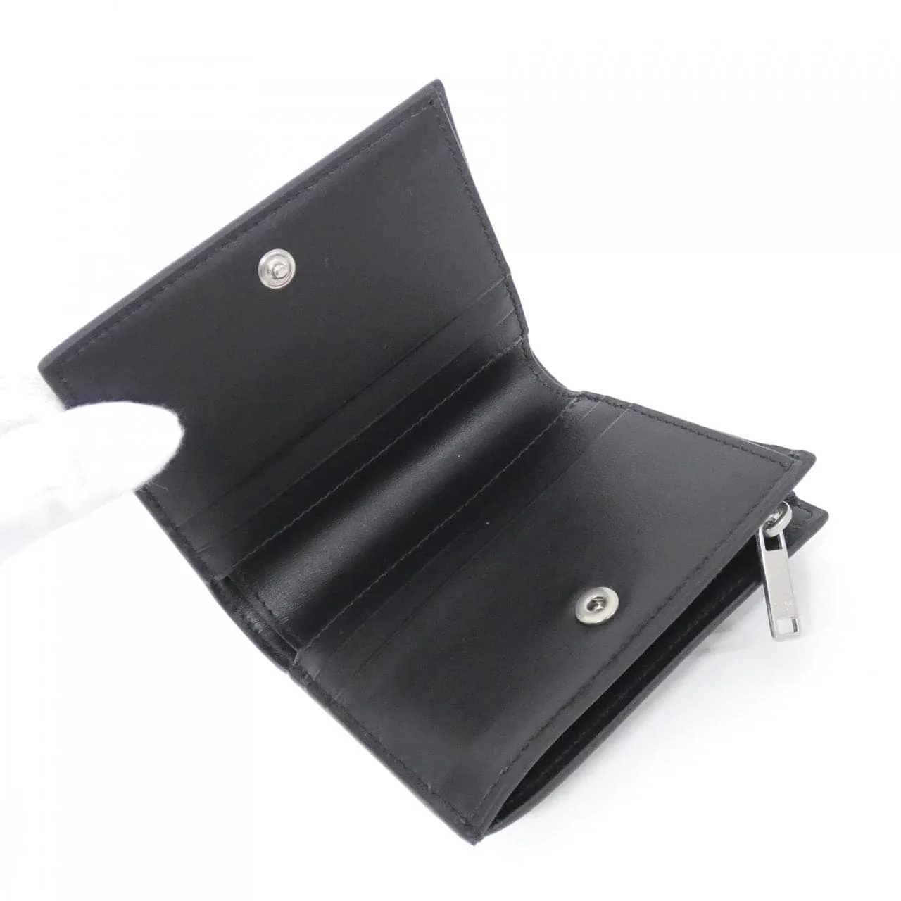 CELINE Triomphe 10E493FQC Wallet 黑色 新品 - 縮圖 4