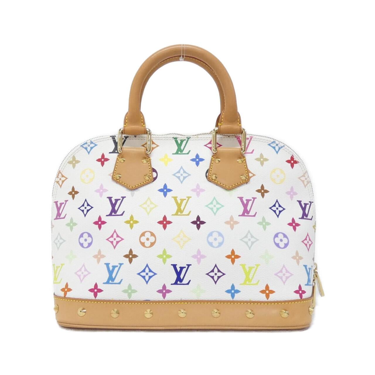 LOUIS VUITTON Alma M92647 Bag Canvas Multicolor 帆布 中古品A - 縮圖 2