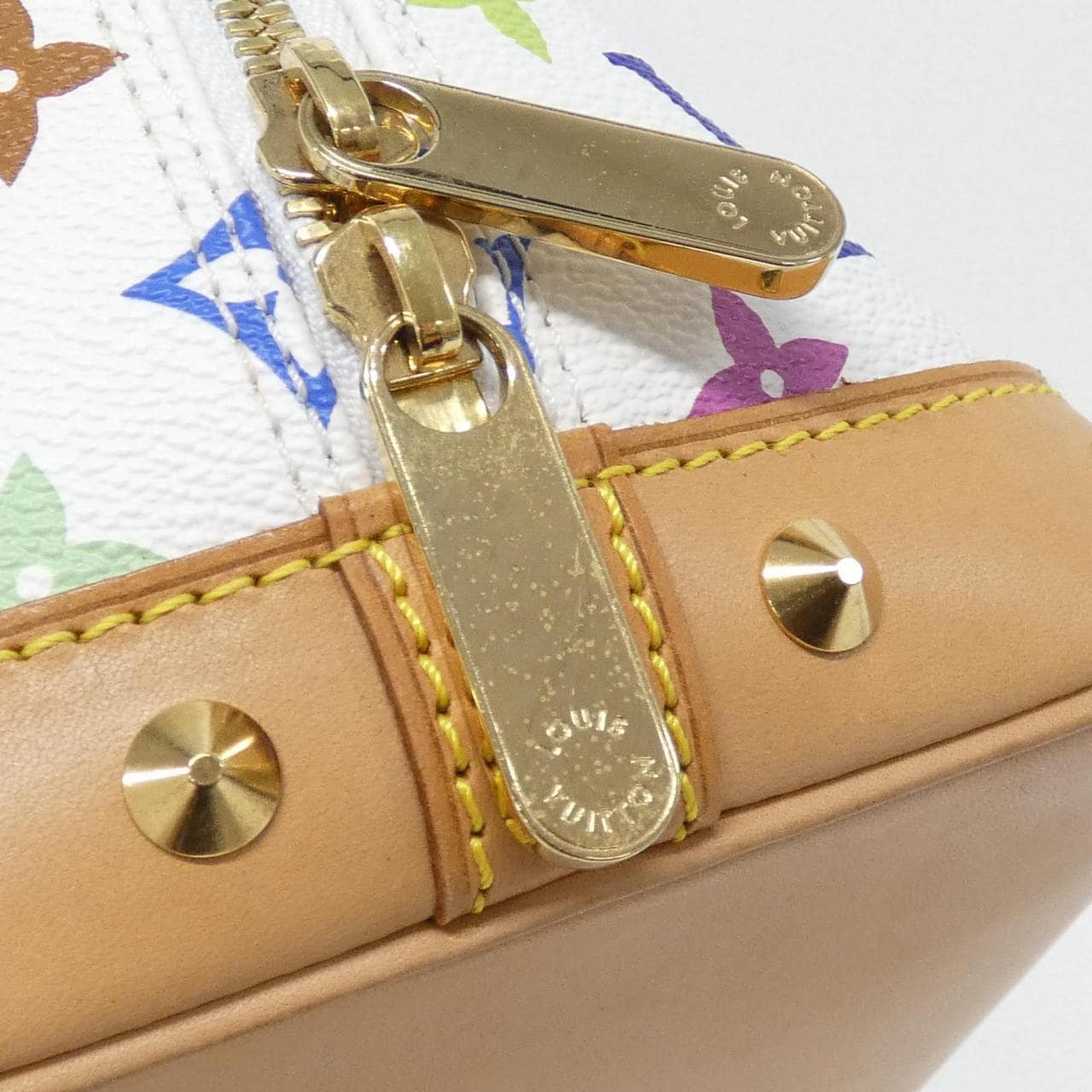 LOUIS VUITTON Alma M92647 Bag Canvas Multicolor 帆布 中古品A - 縮圖 4