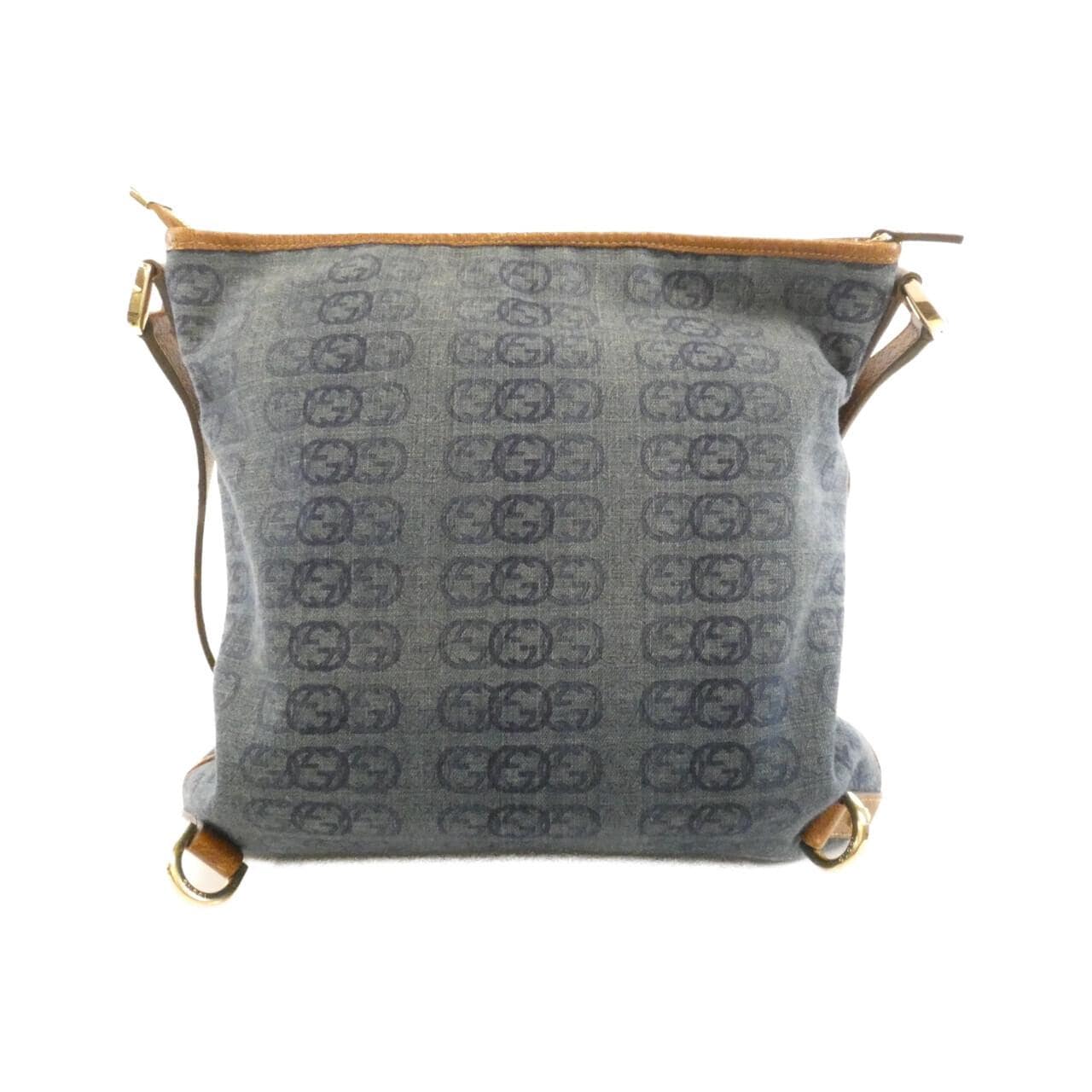 GUCCI 131326 Shoulder Bag Canvas 棕色 帆布 中古品B - 縮圖 2