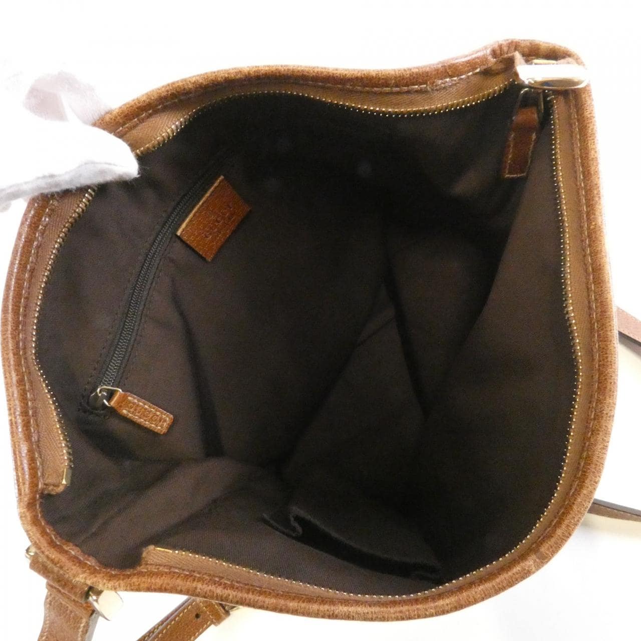 GUCCI 131326 Shoulder Bag Canvas 棕色 帆布 中古品B - 縮圖 6