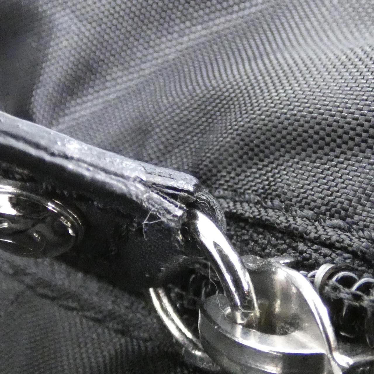 CHANEL 33100 Handbag Nylon Black Nylon - Thumbnail 6