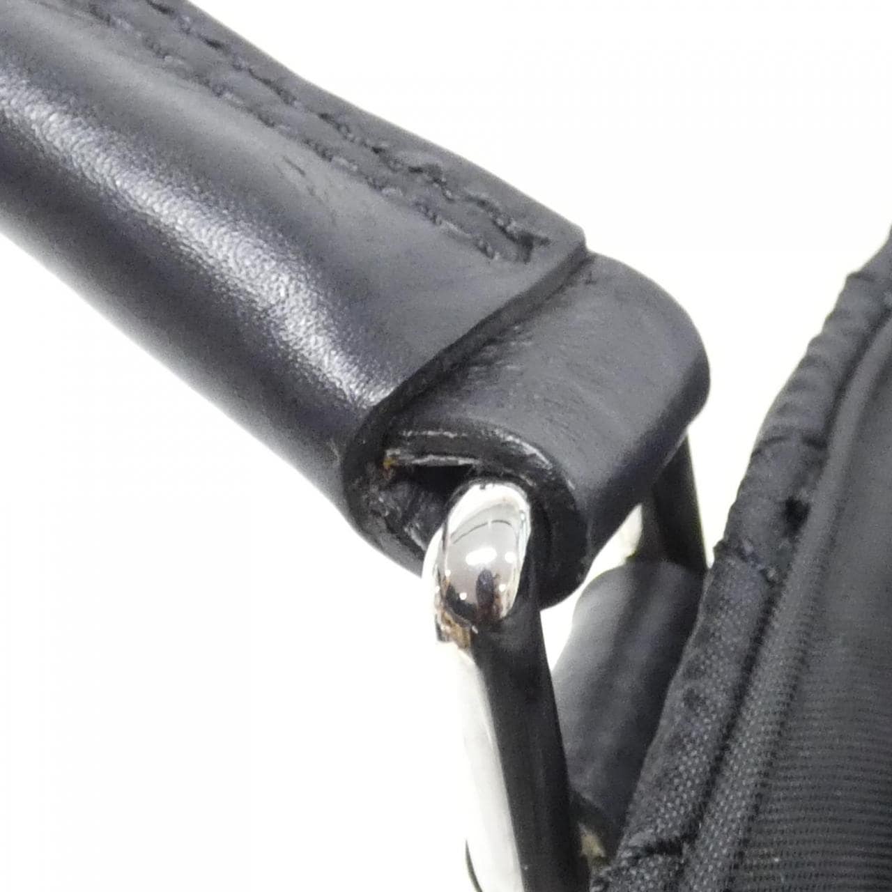 CHANEL 33100 Handbag Nylon Black Nylon - Thumbnail 8