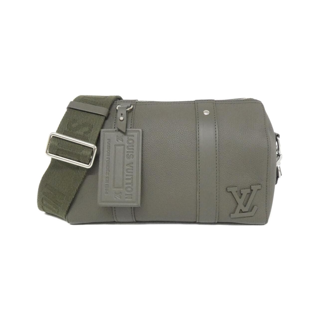 LOUIS VUITTON Keepall M21437 Shoulder Bag Lambskin Black