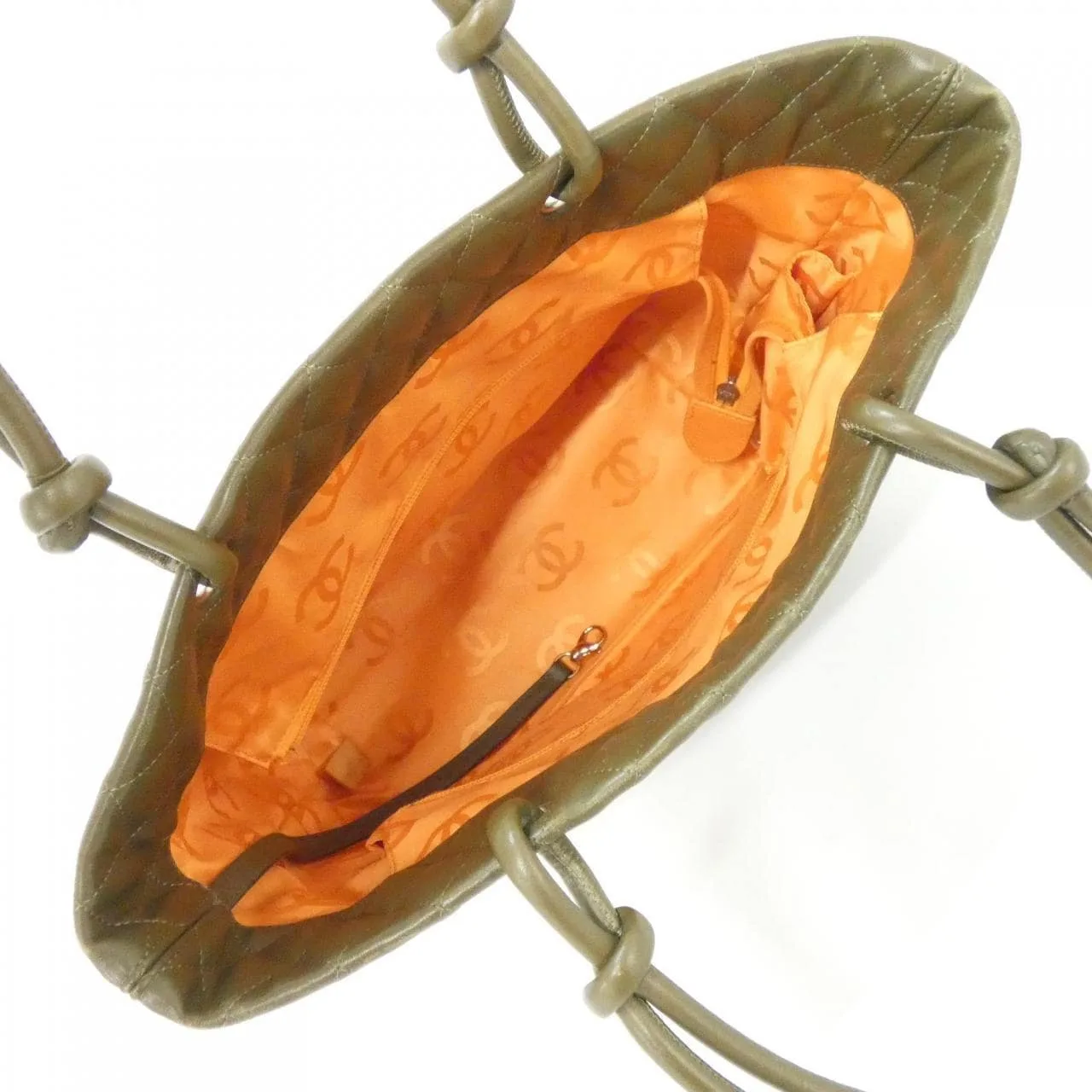 CHANEL Cambon 25168 Handbag Python Beige Python - Thumbnail 8