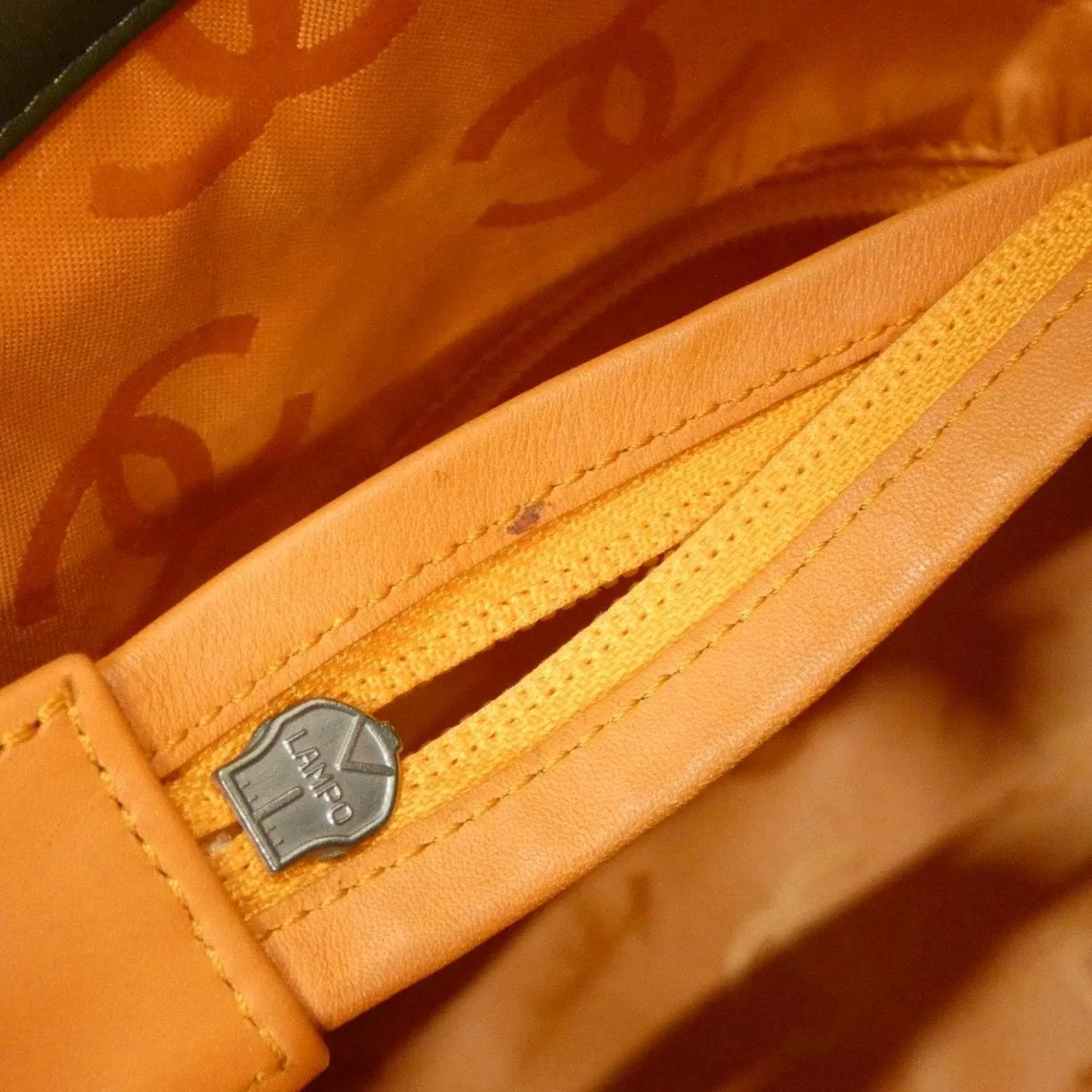 CHANEL Cambon 25168 Handbag Python Beige Python - Thumbnail 9