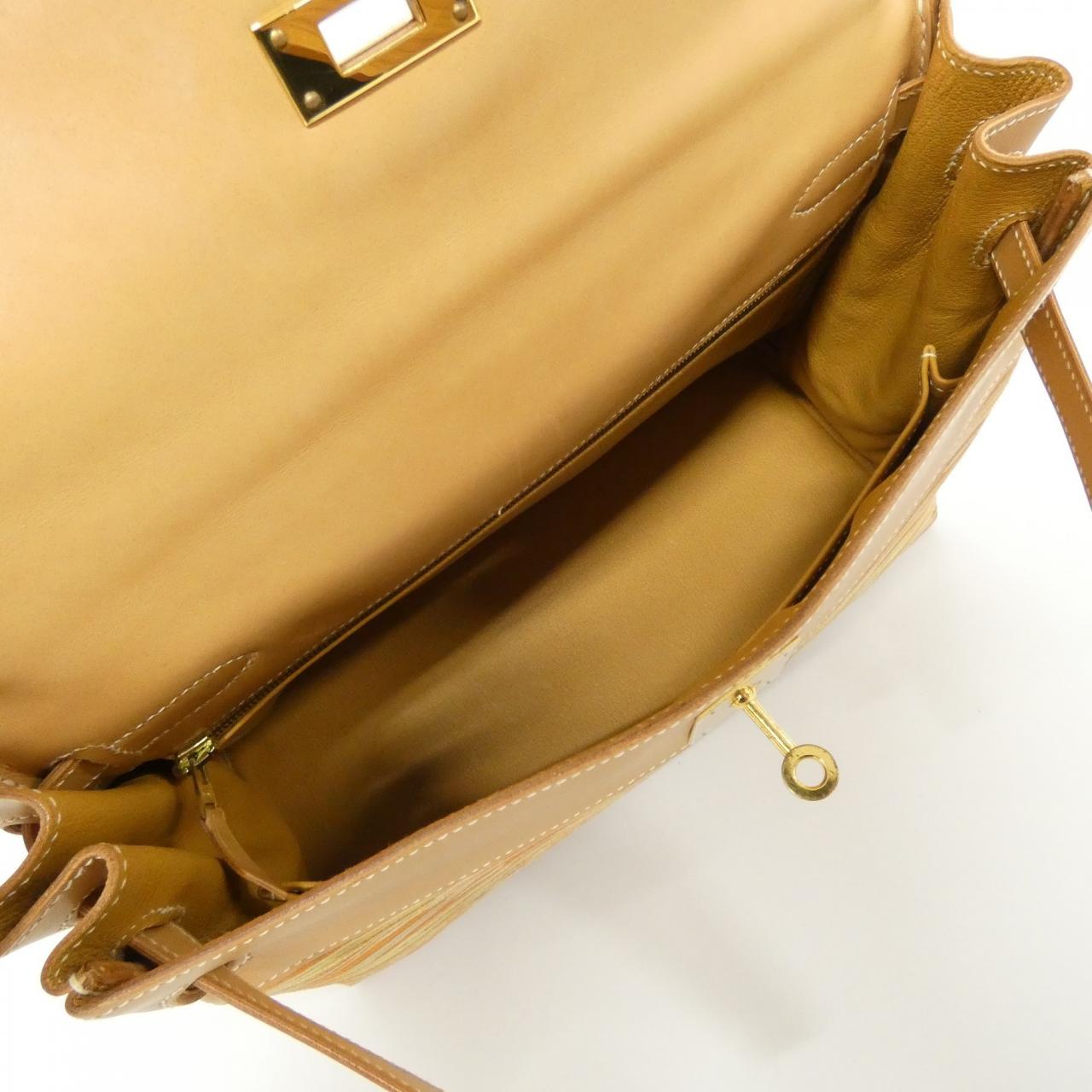 HERMES HERMÈS Kelly Bag 黑色 中古品A - 縮圖 9