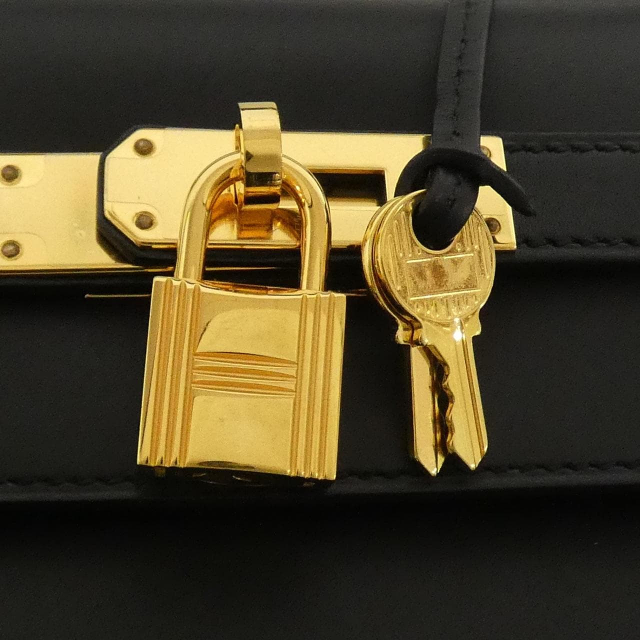 HERMES HERMÈS Kelly Bag 黑色 中古品A - 縮圖 4